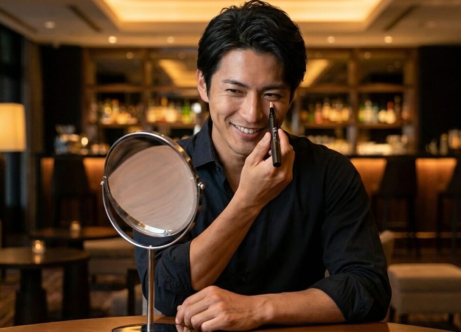 【40代男性】自然に馴染むメンズメイクの始め方。成分オタクが推す手順とアイテムガイド