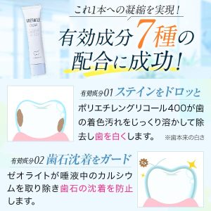 Power:7つの有効成分で「口臭」も断つ