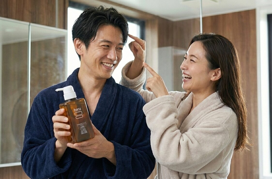 【妻から奪え】haruスカルプシャンプーが40代男に効く