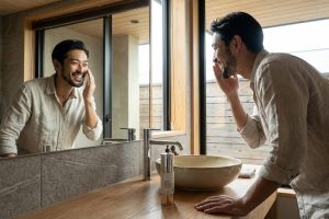 【悩み②:キメの乱れ(毛穴目立ち)】大人の肌(角質層)は「潤いで満たす」が正解