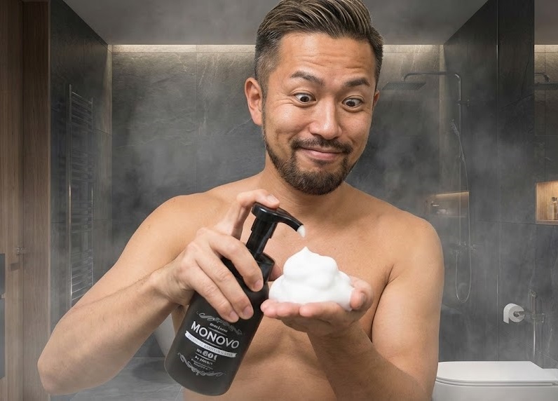 顔も体も、MONOVOボディウォッシュ1本で。