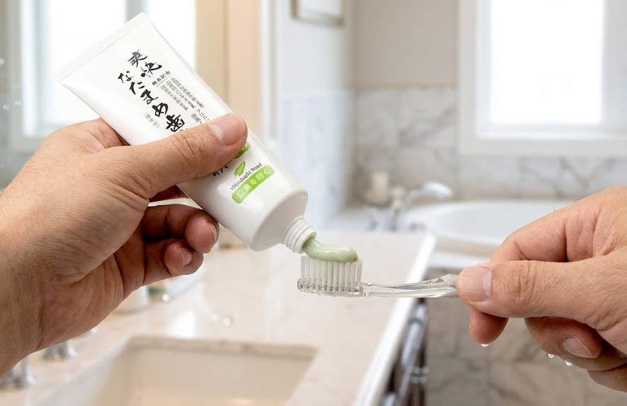 なた豆の浄化力。「なたまめ歯磨き粉」が、40代男性の口内環境を整える