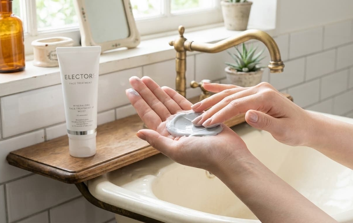 泥パックの「放置」はリスク？「エレクトーレ」10秒のマイナス電位ロジックで叶える夜の低摩擦洗顔