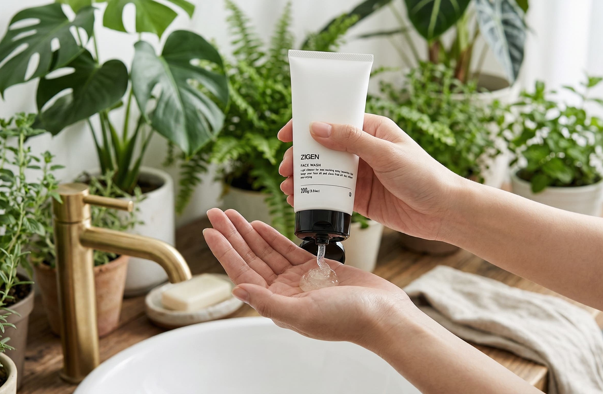 W洗顔の乾燥を防ぐ。「ZIGENフェイスウォッシュ」の5種ヒト型セラミドと弾力スクラブが大人肌に寄り添う理由