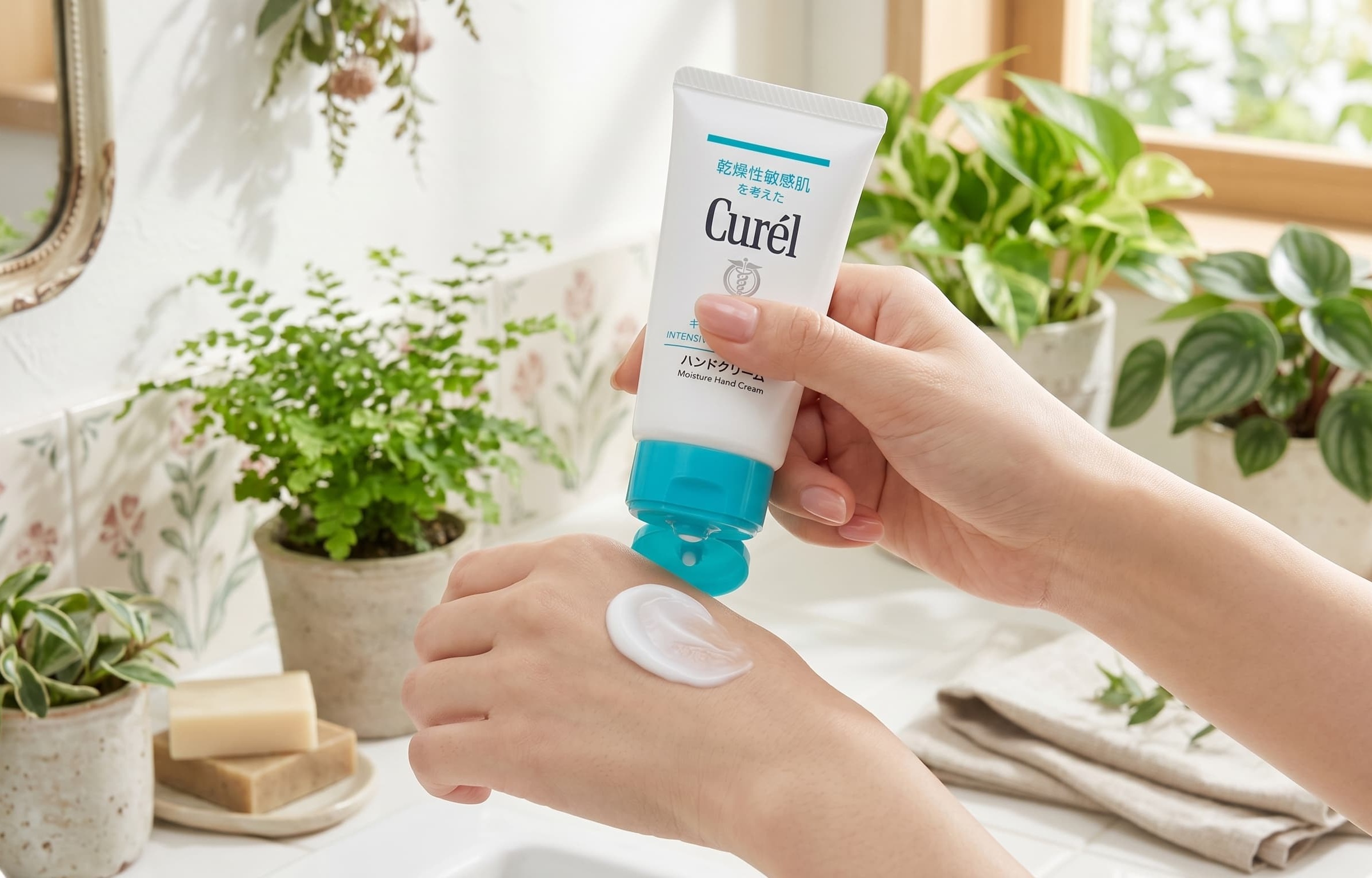 「手荒れ」を防ぐWの有効成分。「キュレル ハンドクリーム」潤いをサポートする薬用セラミドケア